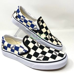 VANS Classic Slip On Big Checker Black Navy Men’s